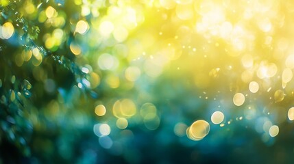 Obraz premium Abstract Nature Background with Bokeh Effect