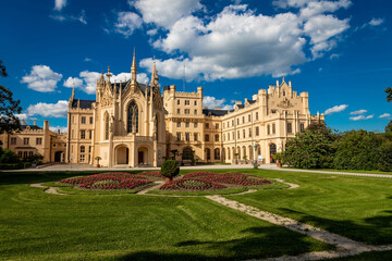 Lednice Chateau, a magnificent Neoclassical chateau