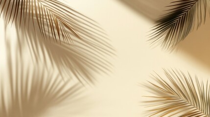 Soft Shadows of Palm Leaves