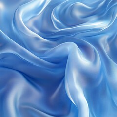 Obraz premium Elegant Light Blue Satin Fabric with Luxurious Texture