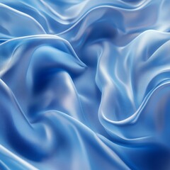Obraz premium Elegant Light Blue Satin Fabric with Luxurious Texture