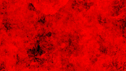 Red textured grunge effect background, Red grunge background in panorama view.