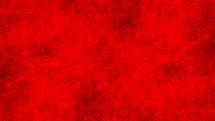 Red textured grunge effect background, Red grunge background in panorama view.