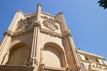 View of the chapel of the Velez of the Cathedral of Santa Maria in Murcia(Spain)
