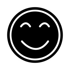 Cheerful Glow Vector Glyph Icon Design