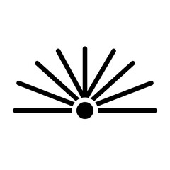 Uplifted Spirits Vector Glyph Icon Design