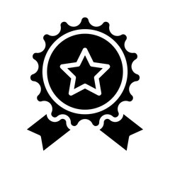 Shining Achievements Vector Glyph Icon Design