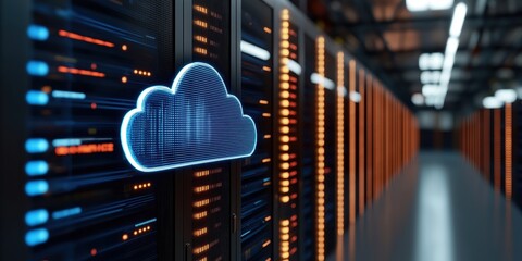 SaaS concept icon floatling in the air, software as a service, on demand