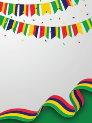 MAURITIUS Background for Festivals and National Days Celebrations