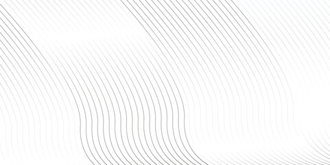 Curve wave seamless pattern line texture. abstract white, black vector wave elegant striped diagonal line technology concept web texture background. geometric modern or simple minimal line vector.