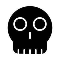 Scalp Vector Glyph Icon Design