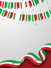 Obraz premium IRAN Background for Festivals and National Days Celebrations