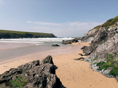 Polly joke beach in summer