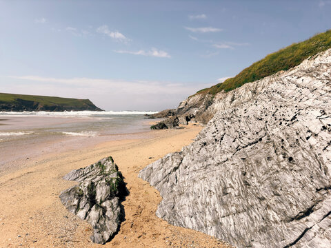 Polly Joke beach on a sunny day in summer
