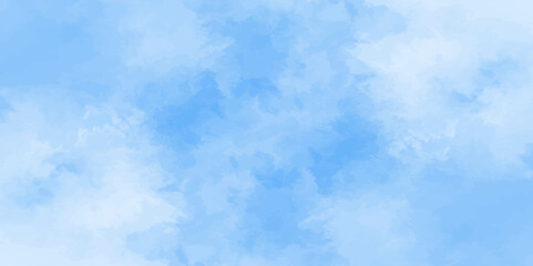 Abstract white and blue color frozen ice surface design background. soft sky blue watercolor sky and clouds, Light blue background with watercolor. gradient light white sky background with clouds.	