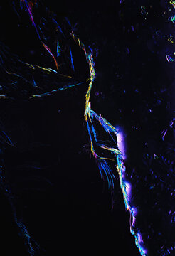 micograph of Ibuprofen suspension crystals 
