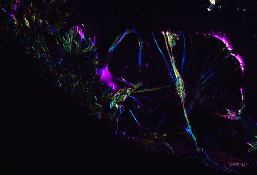 micograph of Ibuprofen suspension crystals 