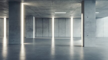 Modern Concrete Interior