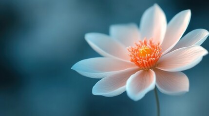 Fototapeta premium Close-up of a delicate flower in bloom