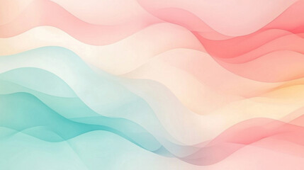 Fototapeta premium soft pastel colors blending seamlessly. The image evokes a sense of calmness, serenity, and balance, perfect for creative and inspirational projects