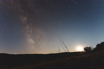 interstellar, starry night sky
