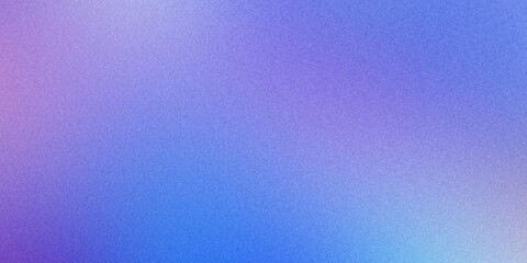 Calming blue and purple gradient with a subtle noise texture. This backdrop offers a cool, tranquil design element, ideal for creating serene digital banners and backgrounds.