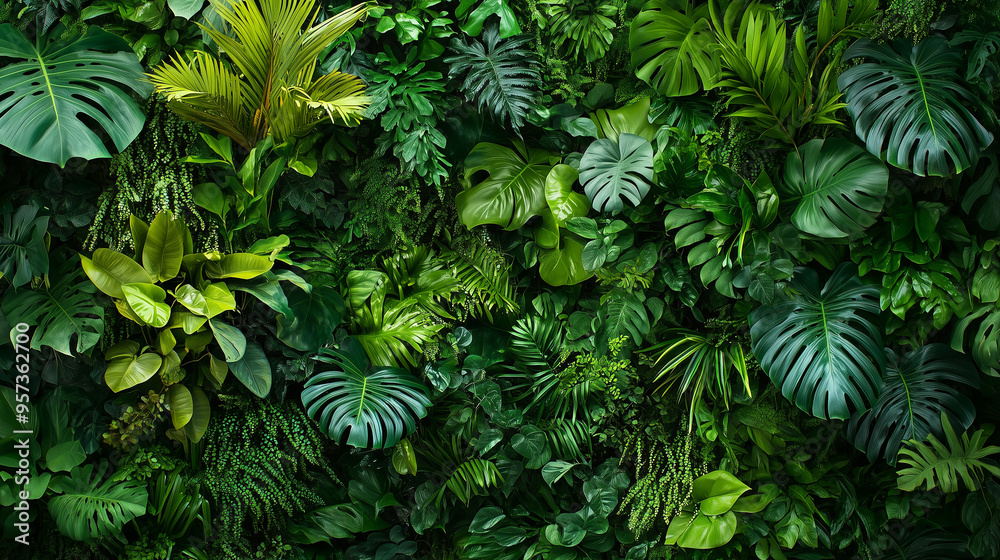 Poster rain forest texture background