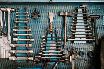 Mechanic at Workstation