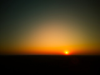 sunset in the mountains