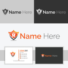 Fototapeta premium Modern Security Logo Design for Business and Branding.