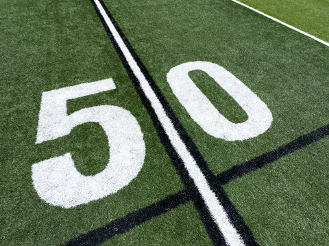 Artificial Turf American Football Field 50