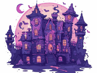 Spooktacular Haunt: A Doodle Delight in the Realm of Horror