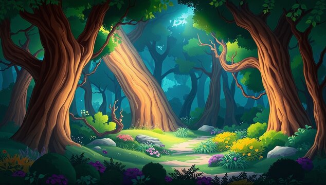 A Serene Journey Through a Vibrant Secret Garden **