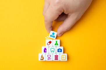 Creating an effective medical system. Medicine and healthcare. Providing comprehensive insurance that covers medical expenses, treatments, and hospitalization costs.