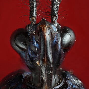 portrait of insect stink bug