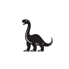 dinosaur in cartoon, doodle style . Image for t-shirt, web, mobile apps and ui. Isolated 2d vector illustration in logo, icon, sketch style, Eps 10, black and white. AI Generative