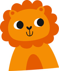 Childish Lion Portrait