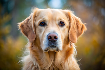 golden retriever portrait