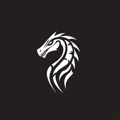 Fototapeta premium dinosaur in cartoon, doodle style . Image for t-shirt, web, mobile apps and ui. Isolated 2d vector illustration in logo, icon, sketch style, Eps 10, black and white. AI Generative