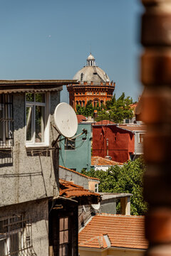 Greek Lyceum in Fener with City View




