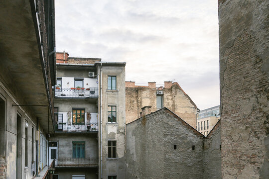 Old Budapest Apartment Buildings