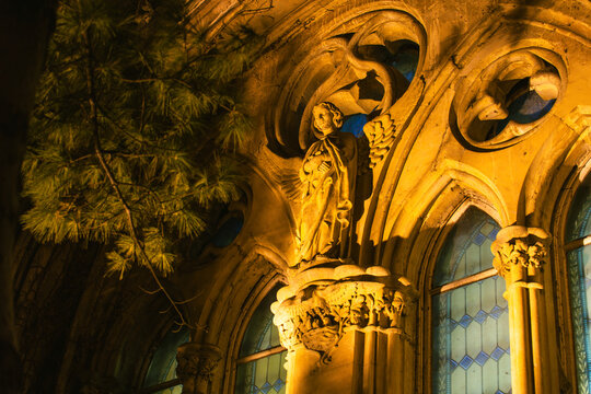 Gothic Architecture At Night