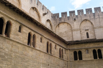 Details of the Papal Palace in Avignon