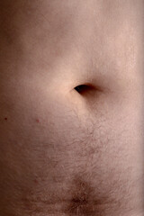Fototapeta premium close up of belly button