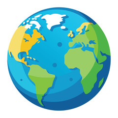 Obraz premium Happy earths rotation day banner design