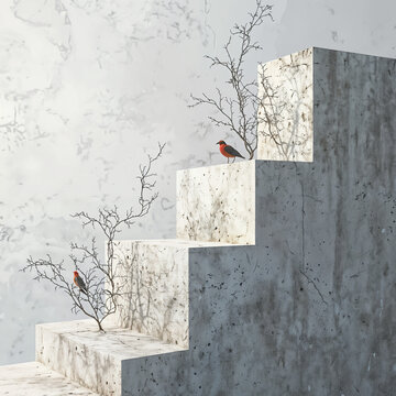 Floating Parapets: A Dream of Impossible Architecture. Generative AI
