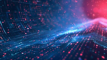 Naklejka premium Abstract futuristic background Data Transfer.technology