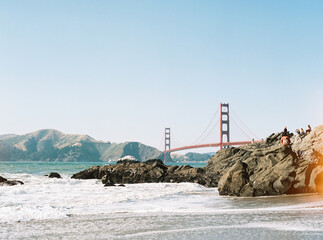 Golden Gate Bridge Landscape on Film