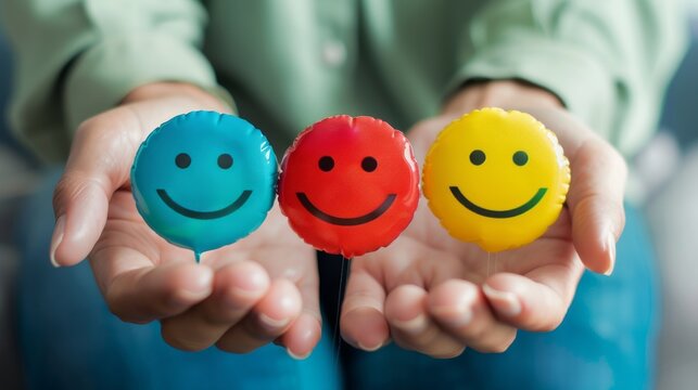 Customer service satisfaction concept 