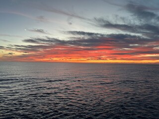 Sunset at Sea